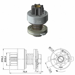 [858565002] BENDIX MAZDA 626 MAGNETTI MARELLI 8D