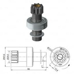 [858566003] BENDIX HONDA SUBARU VARIOS NIPONDENNSO 9D