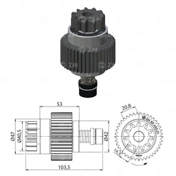 [858568001] BENDIX RELACIONADO CHEVROLET REWARD T-11