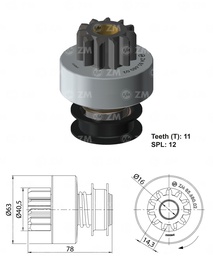 [858568002] BENDIX NISSAN DIESEL180 HIN0 11D