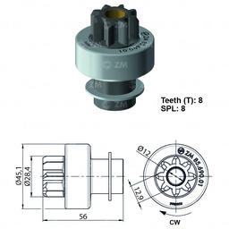 [858569001] BENDIX MAZDA SAMURAI KIA HYUNDAI ATOS ACCENT EXCEL 8D