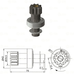 [858570106] BENDIX CHEVROLET HONDA FIT T-9