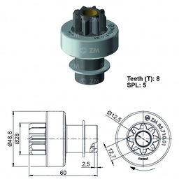 [858571001] BENDIX NISSAN URVAN MEXICO 8D