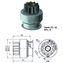 [858579001] BENDIX MAZDA BT50 T-10