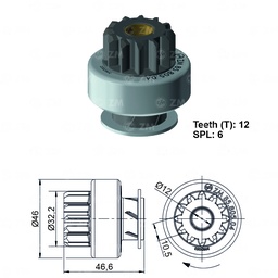 [858580504] BENDIX FORD CAMIONES CARGO F350 F450 12D