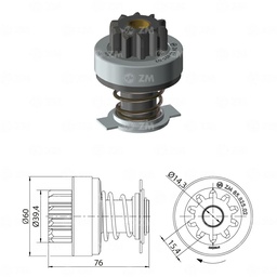 [858582502] BENDIX BOB CAT CASE PERKINS T-10