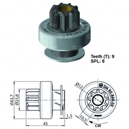 [858586003] BENDIX DAEWOO TAXI BAJITO 9D