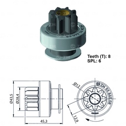 [858586008] BENDIX DAEWOO DAMAS Y TICO KIA SPARK CRONOS 8D