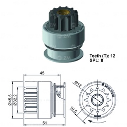 [858599502] BENDIX PEUGEOT 306 CITROEN XANTIA MITSUBISHI L300 12D