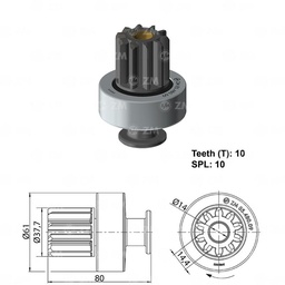 [858548009] BENDIX VOLKSWAGEN MWM LUCAS INDIEL 10D