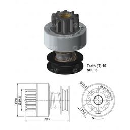 [858550102] BENDIX FORD 5000 WAPSA 10D