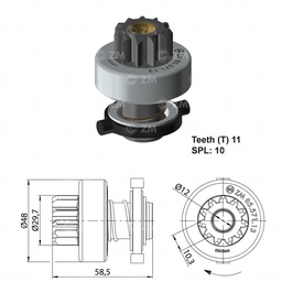 [858557113] BENDIX FIAT PALIO BOSCH 11D