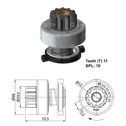 [858557135] BENDIX FIAT SIENA BOSCH 11D