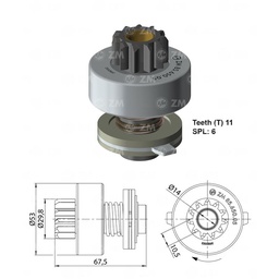 [858565005] BENDIX LADA 2121 TAXI 2106 11D