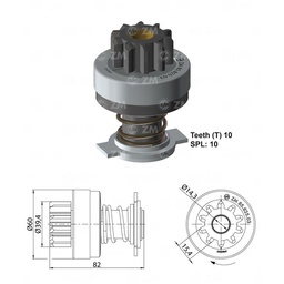 [858582503] BENDIX ISKRA NEW HOLAND PERKINS MAQUINARIA TRACTORES 10D