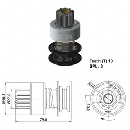 [858586016] BENDIX CHEVROLET C-10 C-30 10D