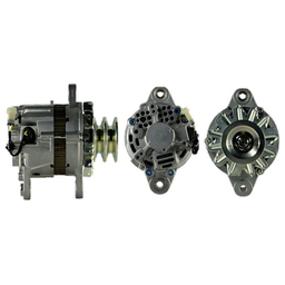 [26A2T72986] ALTERNADOR RETROEXCAVADORA CATERPILLAR KOBELCO 6D16 24V 40AMP FOOT A FOOT 80MM 1PIN P: 2V T:MITSUBISHI V:EXT(GA799) 12308N