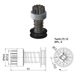 [858550106] BENDIX DODGE BRASILERO 12D