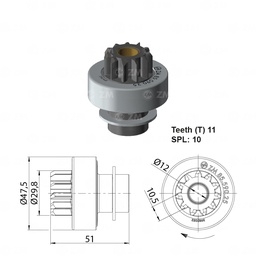 [858559025] BENDIX CITROEN BERLINGO C2 C3 C4 C5 DS3 XSARA PEUGEOT 206 207 208 304 407 RENAULT 19 CLIO KANGOO MEGANE T-11