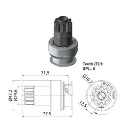 [858579036] BENDIX NISSAN (MITSUBISHI) 9D