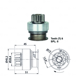 [858559047] BENDIX SUZUKI GRAND VITARA T-8 G:28.20 L:50.70 SPL: 8 ID: 12.06 D: 45.20 CW FAM 110 361452A000
