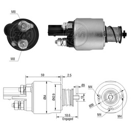 [02ZM-1498] AUTOMATICO SKODA OCTAVIA VOLKSWAGEN AUDI 12V TIPO VALEO