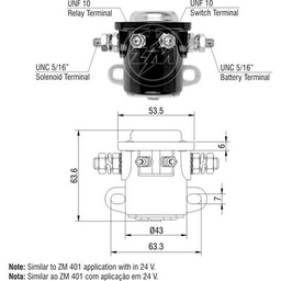 [02ZM-2401] AUTOMATICO FORD TODOS SW-3 24V