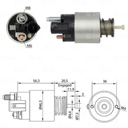 [02ZM-261] AUTOMATICO CHEVROLET ONIX TURBO 2018 CORSA 11 PRISMA 11 SPARK 1.2 13-16 TRACKER 1.8 12V TIPO DELCO 10535626 10538234 61007896