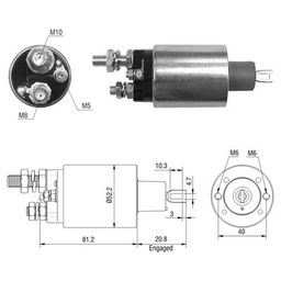 [02ZM-3485] AUTOMATICO VOLKSWAGEN PRESTOLITE 24V CAMION