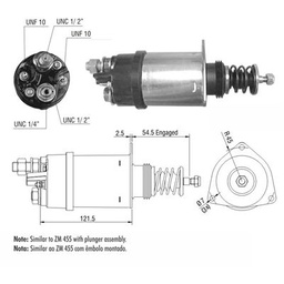 [02ZM-355] AUTOMATICO 42MT 37MT 41MT 12V COMPLETO C EMBOLO 4 TORNILLOS