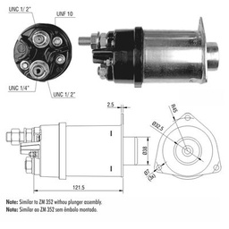 [02ZM-452] AUTOMATICO 37 41MT 12V KODIAK HI 3 TORNILLOS S EMBOLO