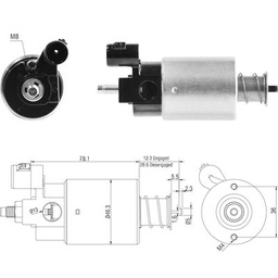 [02ZM-4665] AUTOMATICO JEEP WRANGLER V6 RUBICON DODGE RAM 1500 12V