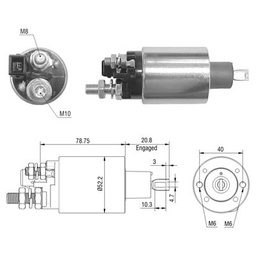 [02ZM-483] AUTOMATICO AGRALE LUCAS ZW MOTOR PRESTOLITE 24V