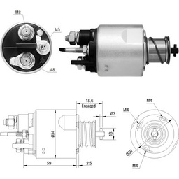 [02ZM-5494] AUTOMATICO RENAULT MEGANE SCENIC 12V TIPO VALEO