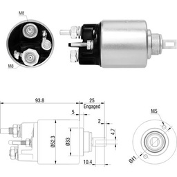 [02ZM-6271] AUTOMATICO RENAULT SYMBOL 1.6 LOGAN SANDERO 12V