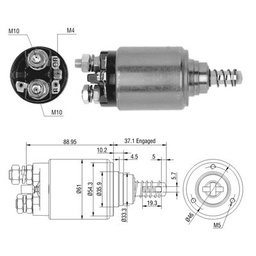 [02ZM-647] AUTOMATICO RENAULT CAMIONES MERCEDES BENZ 24V