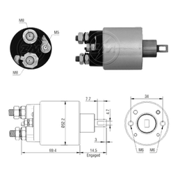 [02ZM-6485] AUTOMATICO AGRALE ENCENDIDO INDIEL 12V