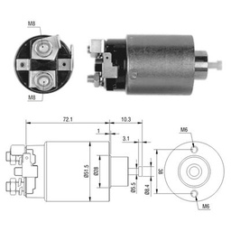 [02ZM-698] AUTOMATICO MAZDA HYUNDAI ENCENDIDO MITSUBISHI