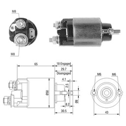 [02ZM-705] AUTOMATICO CARROS CHINOS 12V NIPONDENSO