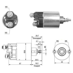 [02ZM-709] AUTOMATICO BMW MB 12V CONTRARIO ZM-708