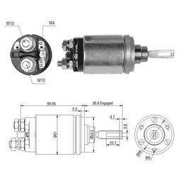 [02ZM-742] AUTOMATICO JOHN DEERE TRACTORES BOSCH 0331401009 12V