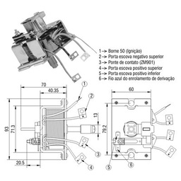 [02ZM-902] AUTOMATICO IVECO SCANIA BOSCH LANZAMIENTO 0331450001