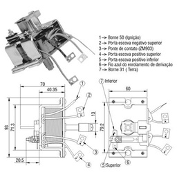 [02ZM-904] AUTOMATICO IVECO SCANIA BOSCH LANZAMIENTO 0331450002