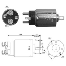 [02ZM-980] AUTOMATICO CHEVROLET NKR NPR 12V