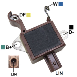 [07GA145] REGULADOR INTELIGENTE HONDA CRV PILOT 09-17 12 1 CON TERMINAL (LIN) TIPO DENSO (GA1145)