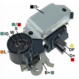[07GA249] REGULADOR JAC 12 CONECTOR REDONDO 4 IG-W-L-S TIPO HITACHI