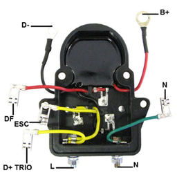 [07GA604] REGULADOR LEECE NEVILLE 24V AGRALE, FOTON MOTOR CUMMINS GA1604