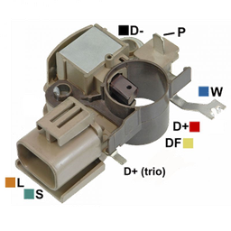 [07GA805] REGULADOR MAZDA 323 626 B2000 12 SALIDA STATOR RPM 2 L-S TIPO MITSUBISHI