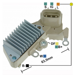 [07GA851] REGULADOR TOYOTA 4.5 12 3 S-IG-L TIPO NIPPONDENSO