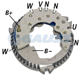 [07GA1201] RECTIFICADOR FORD 150 EXPLORER 95AMP 8X35A M6X22 CAPACITOR 133MM(GA810 GA890) TIPO FORD